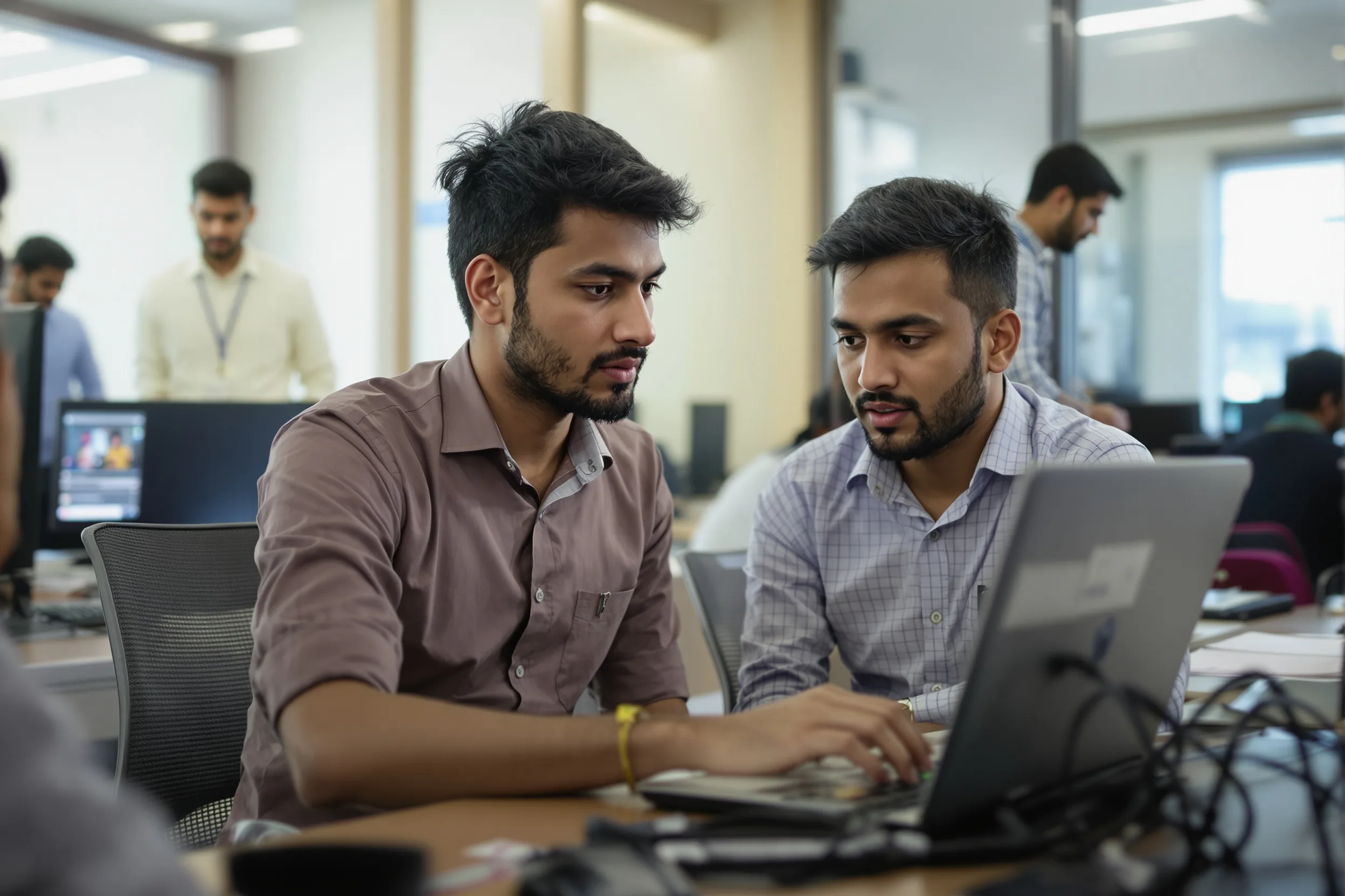 Cyber Security & AI — student learning at Jain Online